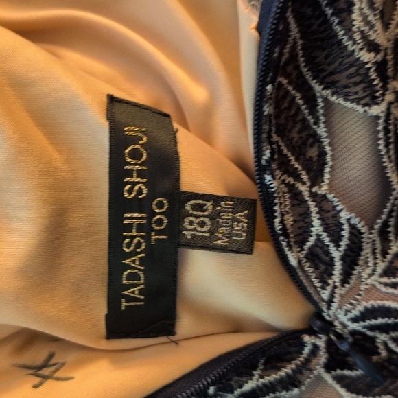 Tadashi Shoji Rose Motif Sheath Dress - PLUS SIZE - Picture 5 of 5